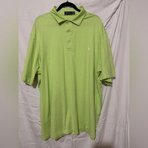 Ralph Lauren Green Striped Polo Shirt